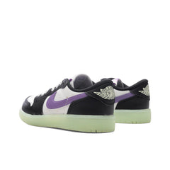 Air Jordan 1 Retro Low OG PS Black Black Raspberry Volt Tint