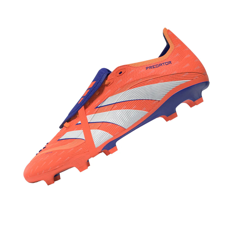 adidas Predator League Fold Over Tongue FG MG Mens Soccer Cleats Orange White