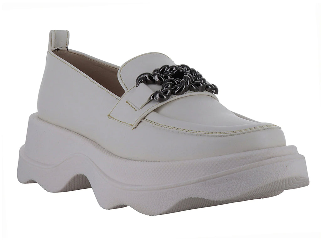 Zapatos Loafer Mutante Latte para Mujer