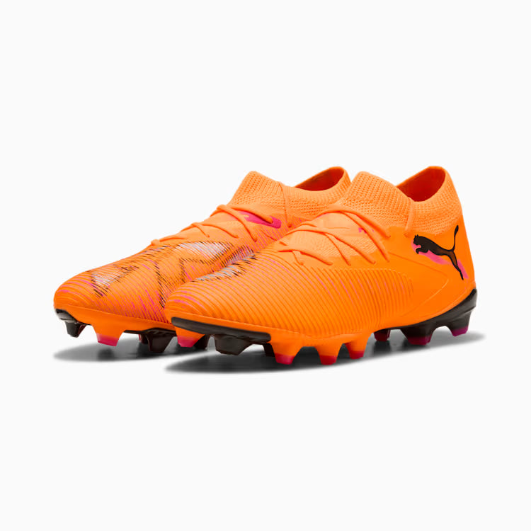 PUMA Future 8 Match FG AG Womens Soccer Cleats Orange Black