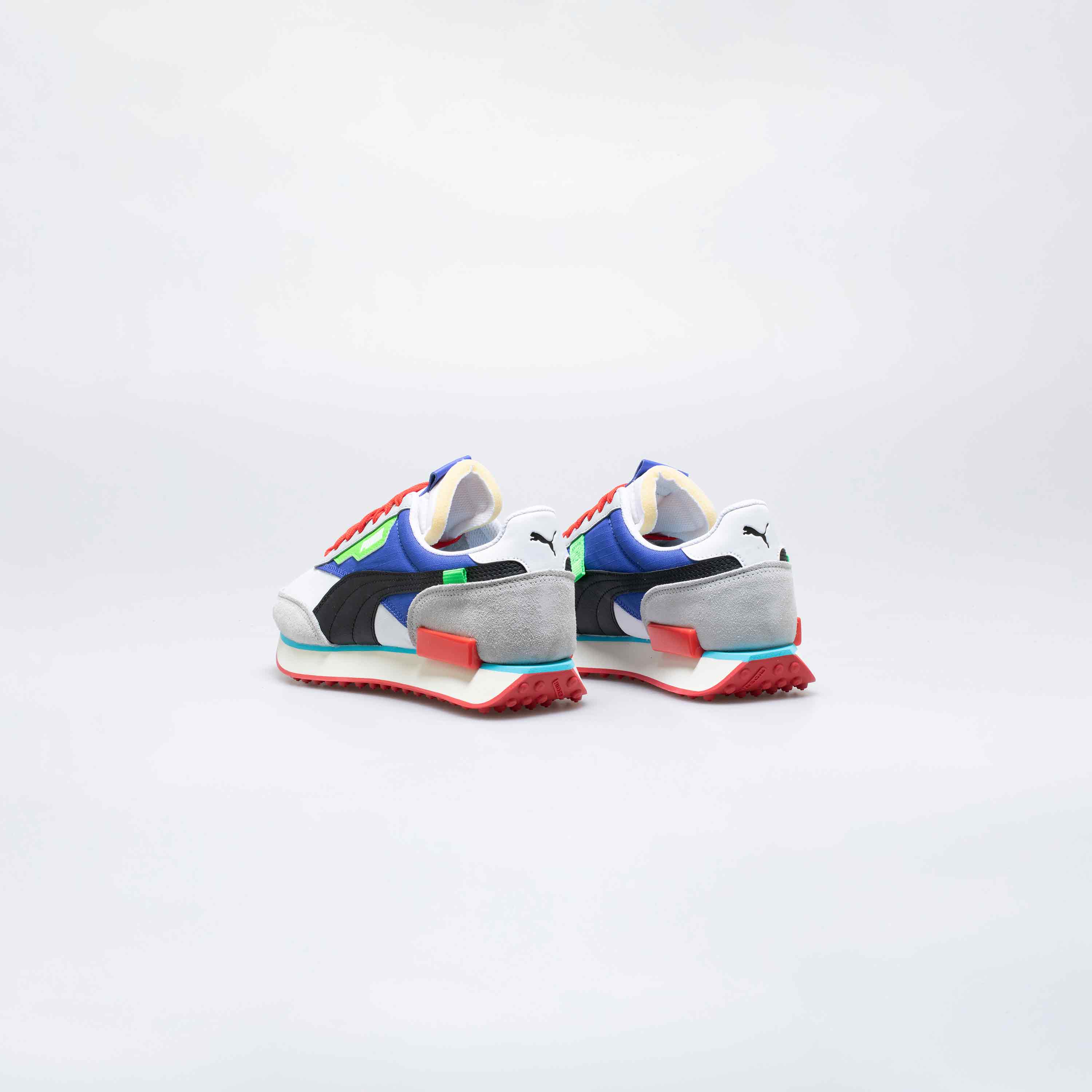 Future Rider Ride On Mens Lifestyle Shoe Blue Grey Red