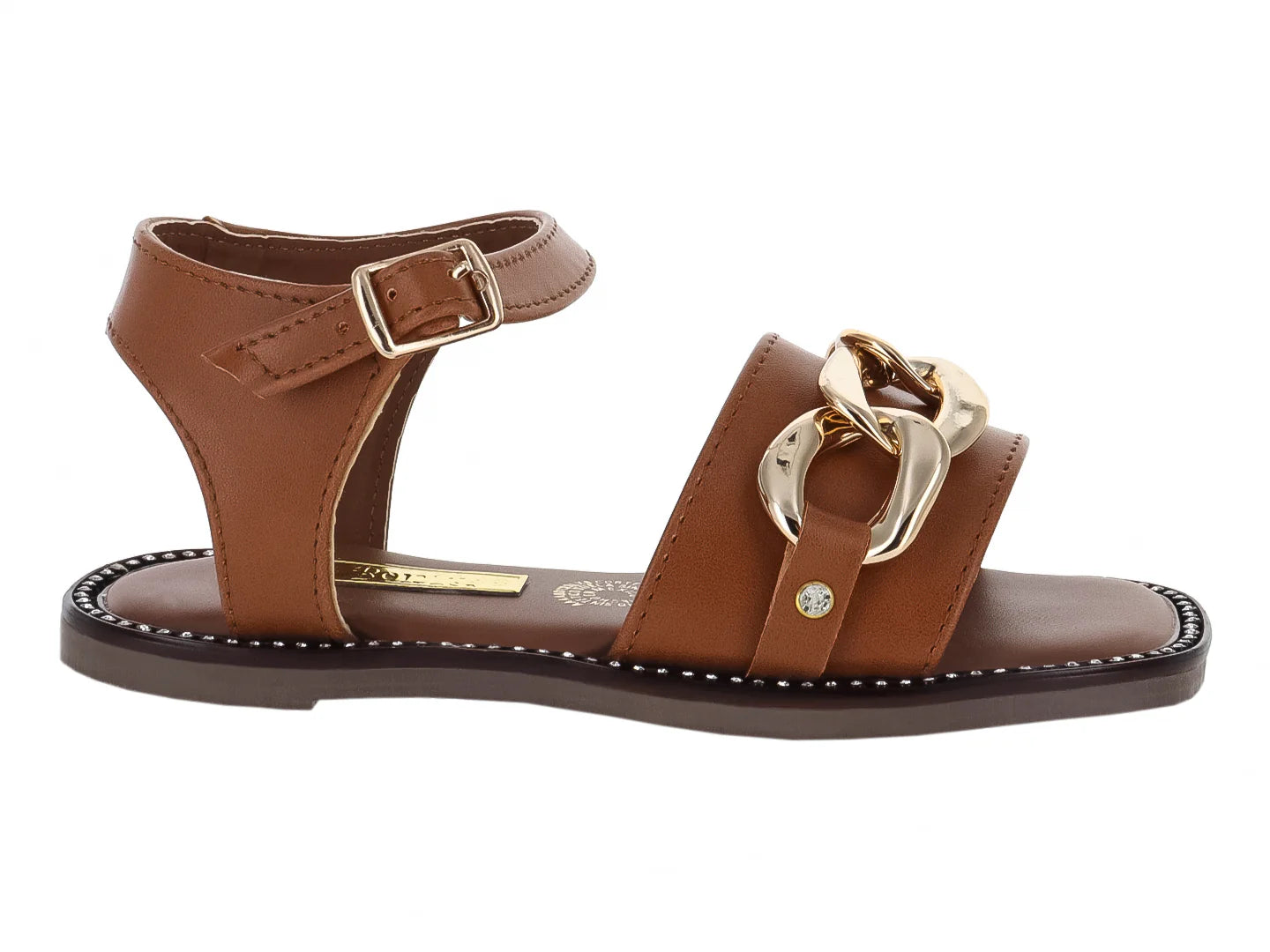 Sandalias Mia Bonita Color Tan para Niña