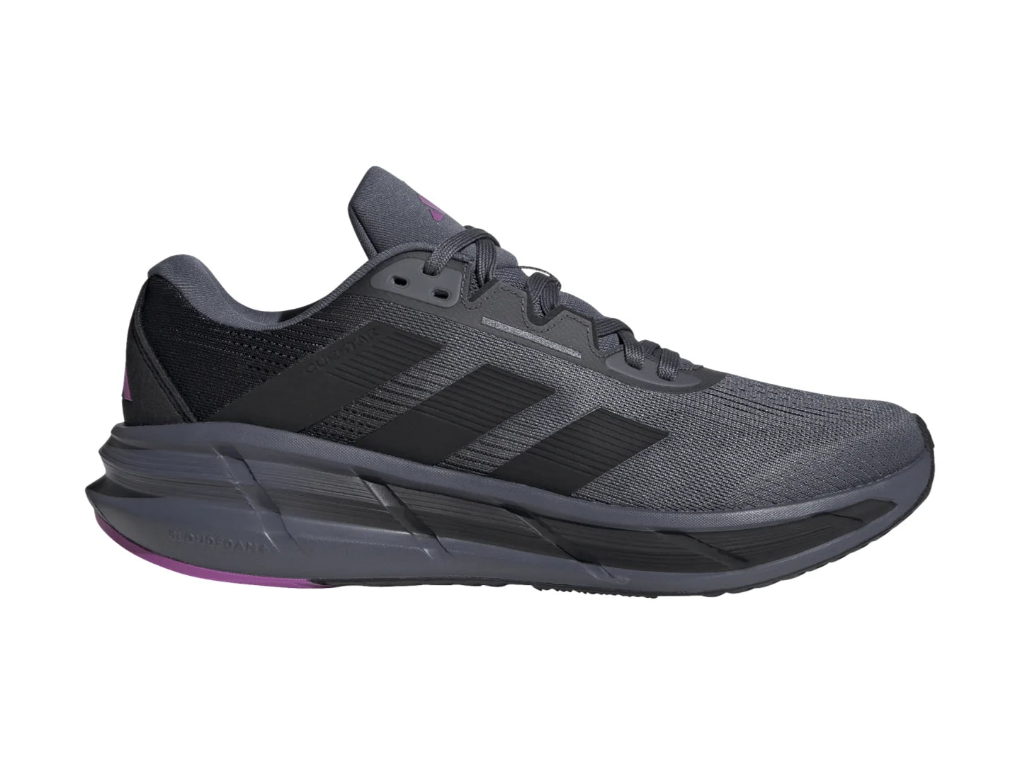 Tenis Adidas Questar 3 Gris y Negro para Hombre