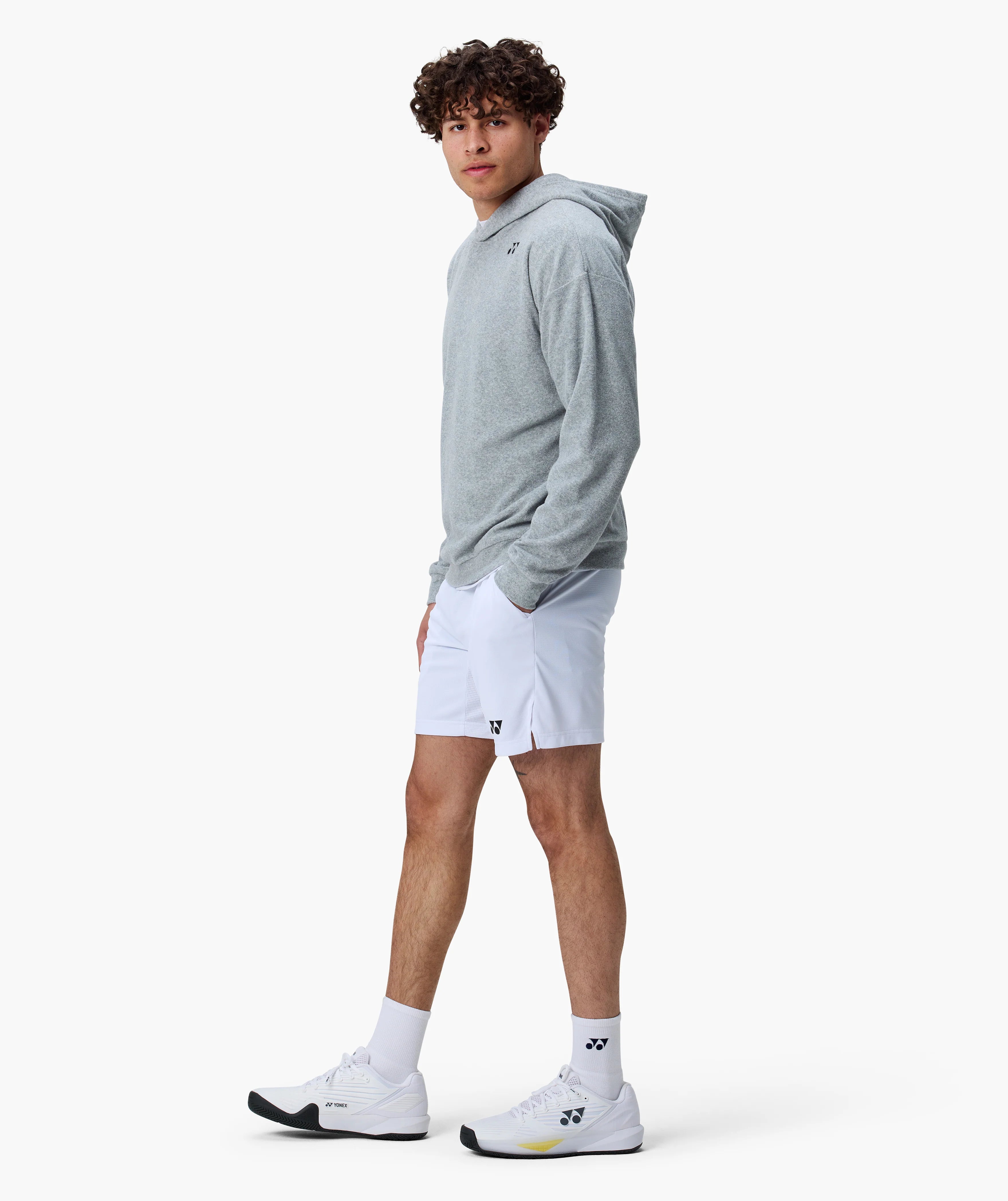TERRY CLOTH WARM UP HOODIE