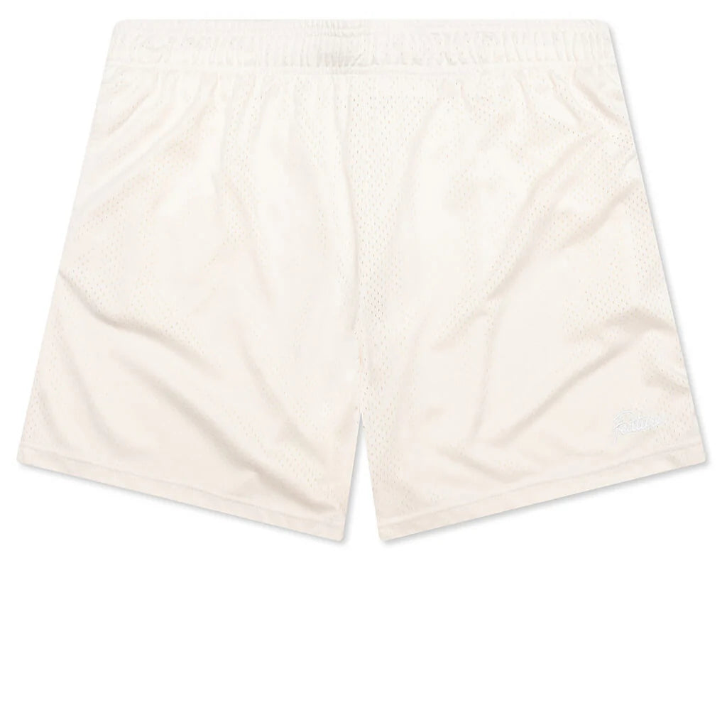 West Mesh Shorts Cream