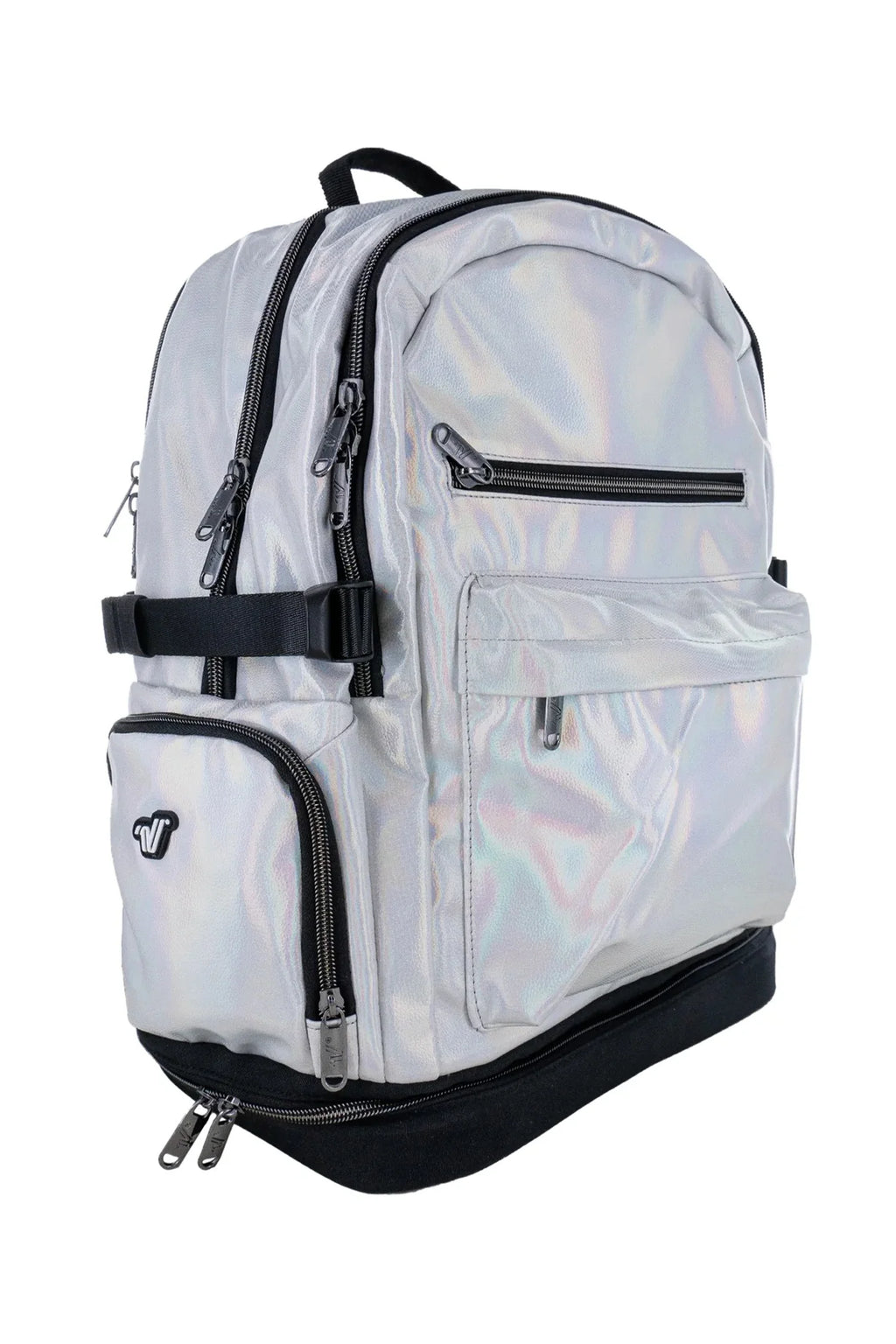 Varsity Silver Iridescent Backpack
