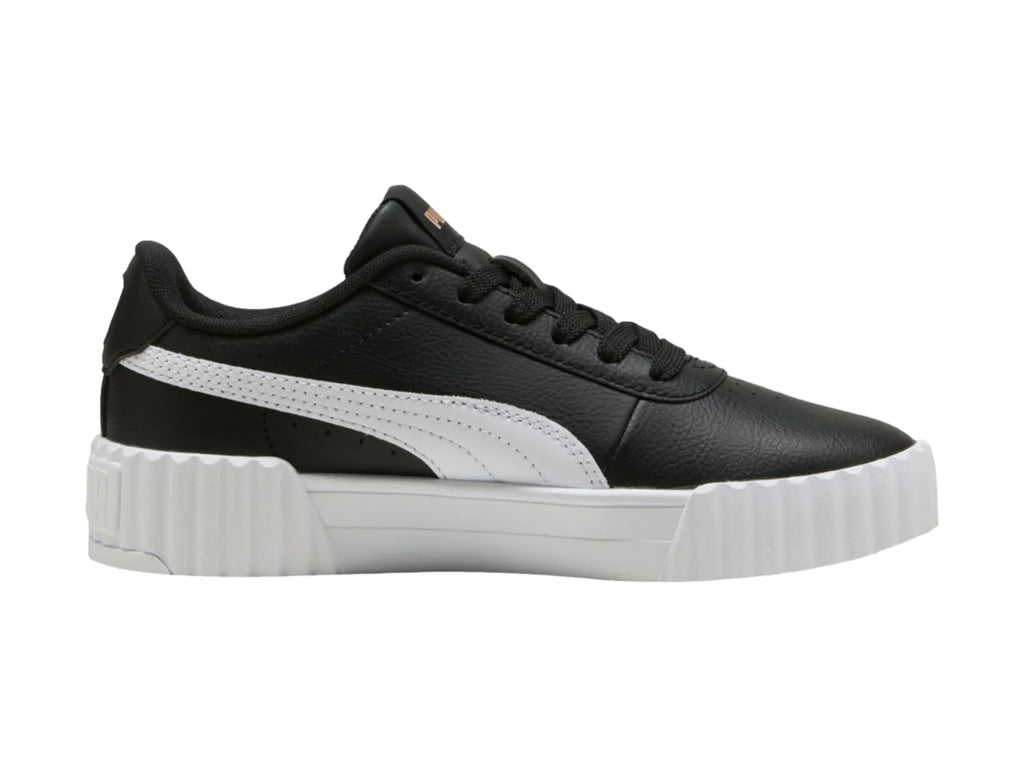 Tenis PUMA Carina 30 Negro y Dorado para Niño