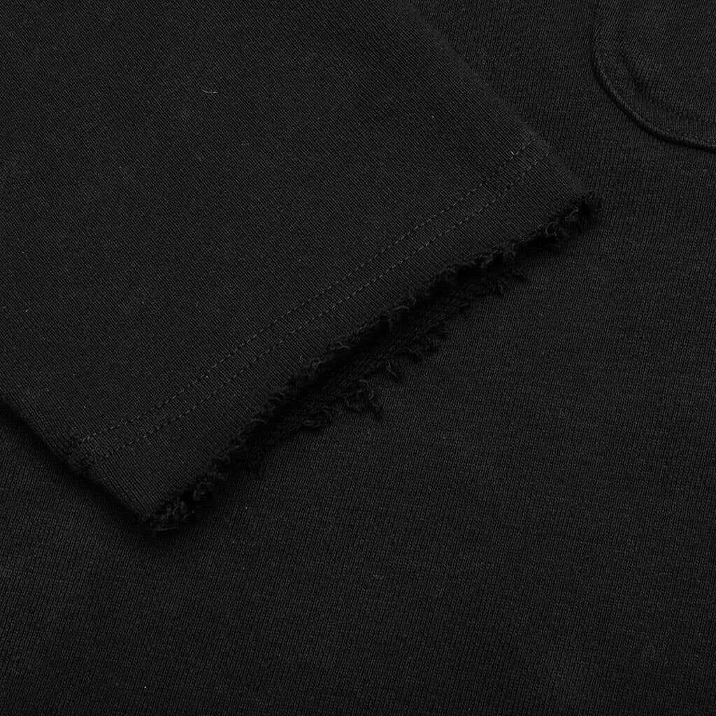 Pocket Pullover Crewneck Black