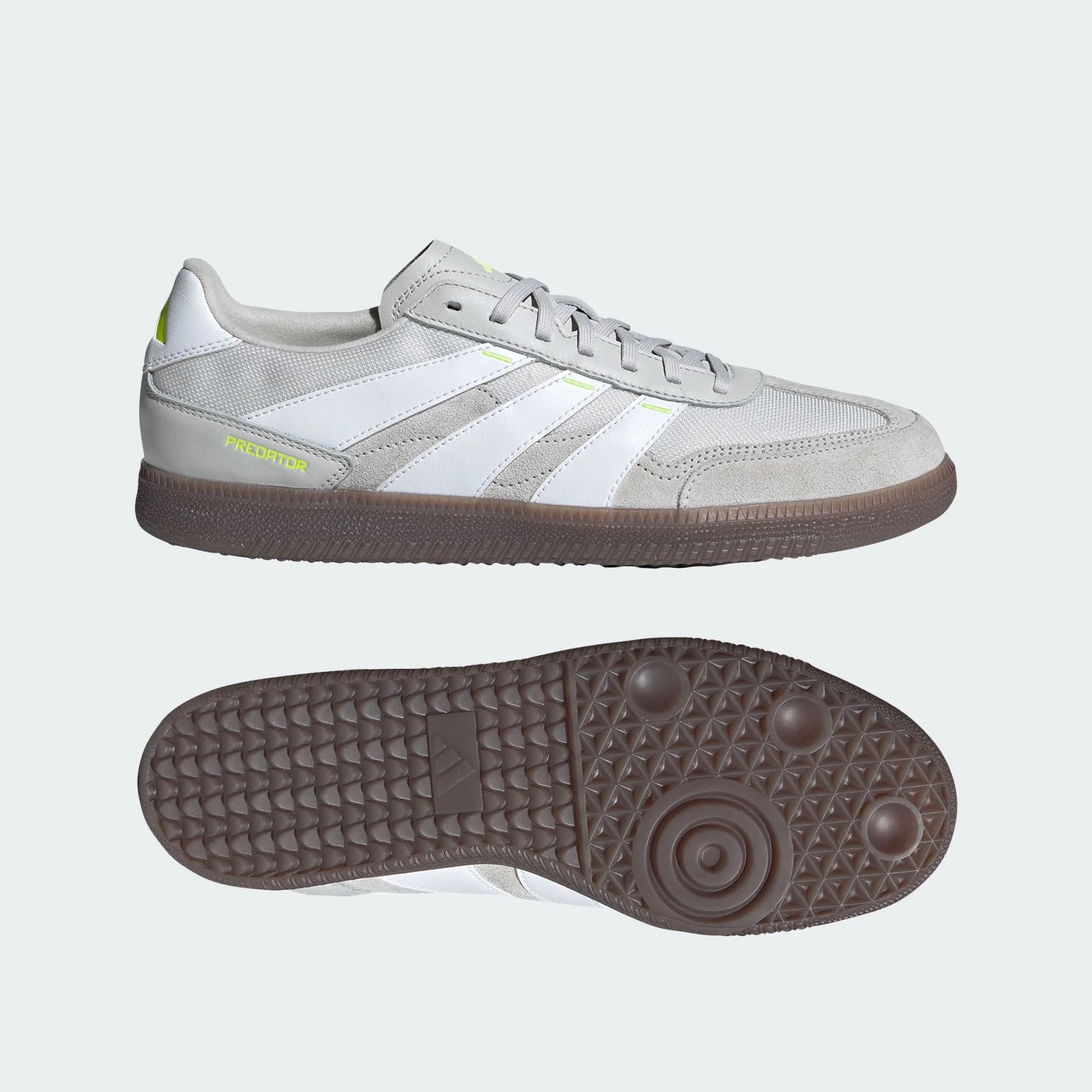 adidas Predator 24 League Freestyle Grey White Solar Yellow