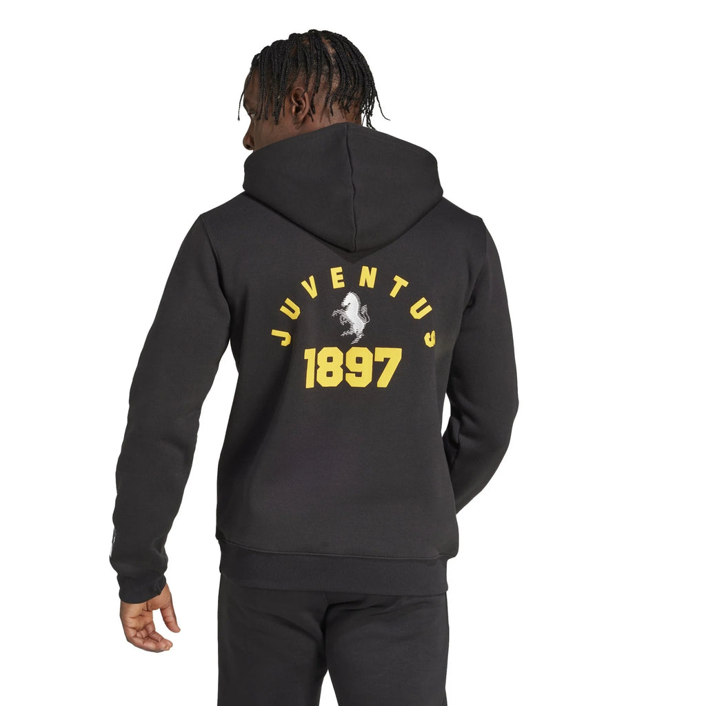 adidas Juventus VRCT Hoodie Black Gold