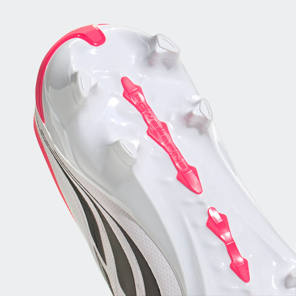 adidas Predator League Fold Over Tongue FG Firm Ground Mens Soccer Cleats Lucid Red Black