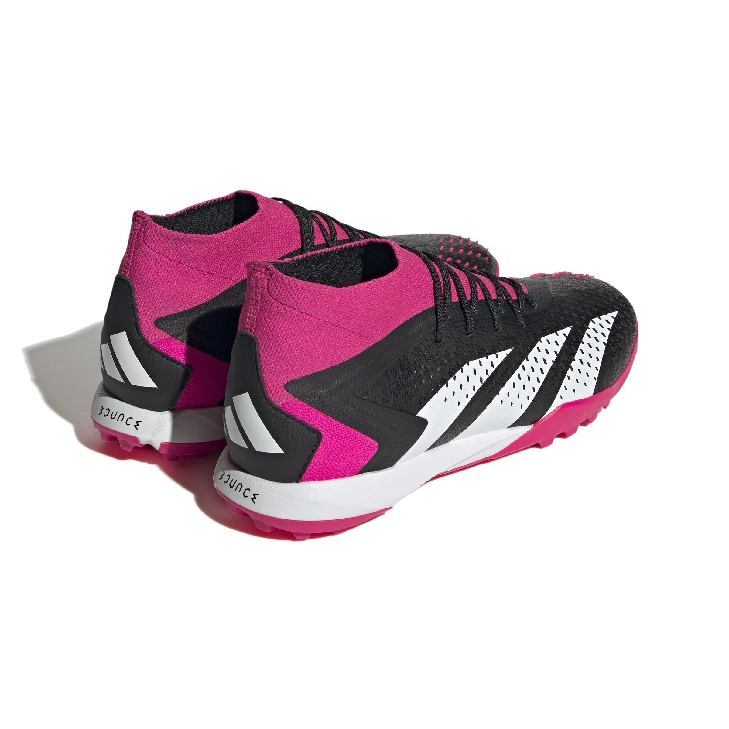 adidas Predator Accuracy1 TF Turf Soccer Cleats Black White Shock Pink