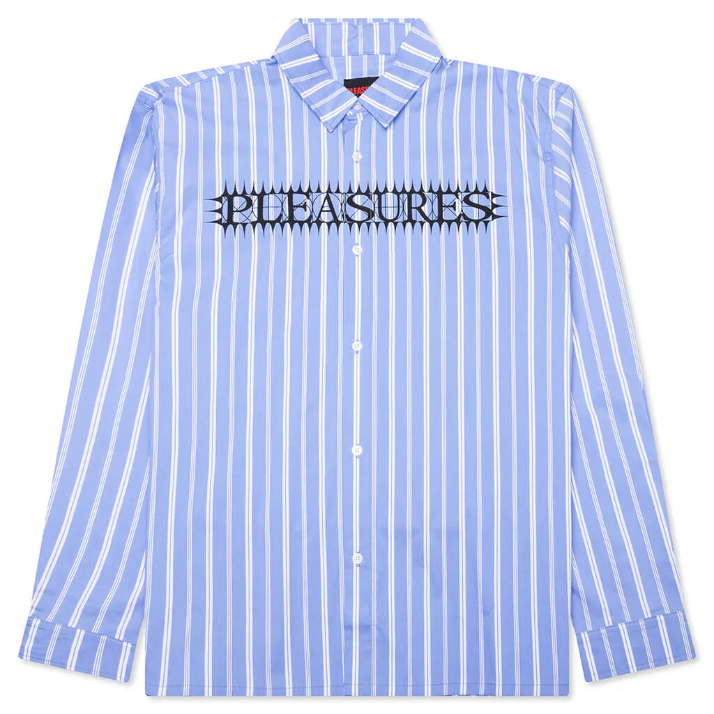 Fetch Button Down Blue