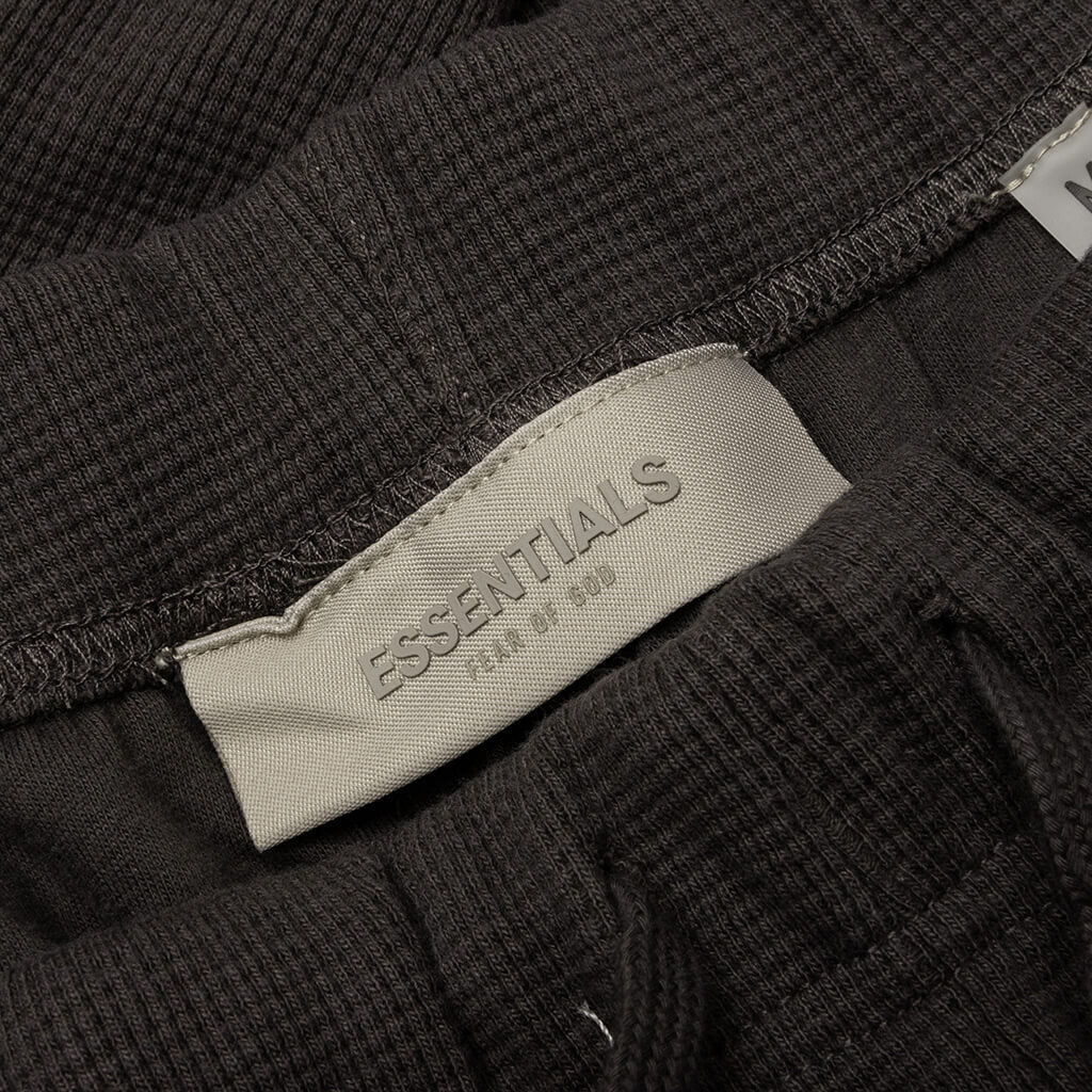 Relaxed Waffle Sweatpant Off Black