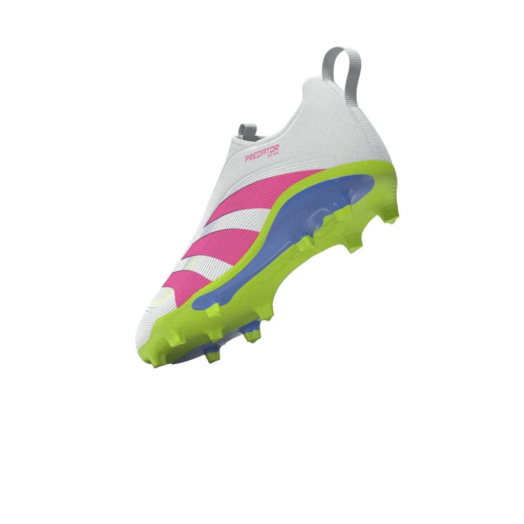 adidas Predator League Laceless Firm Multi Ground Boots Junior White Pink