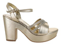 Sandalias Eluviera Color Oro para Mujer