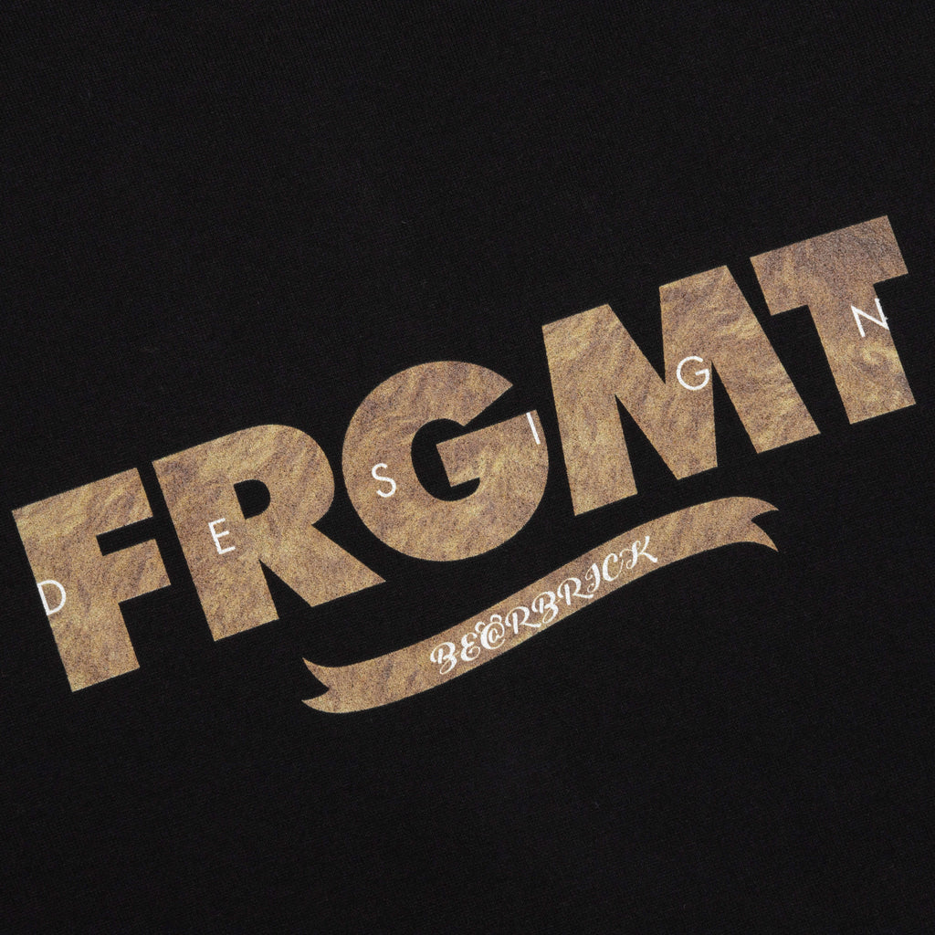 Medicom Toy x fragment design Fur Logo BERTEE Black