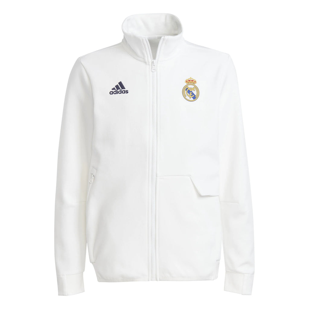 adidas Real Madrid Anthem Jacket White