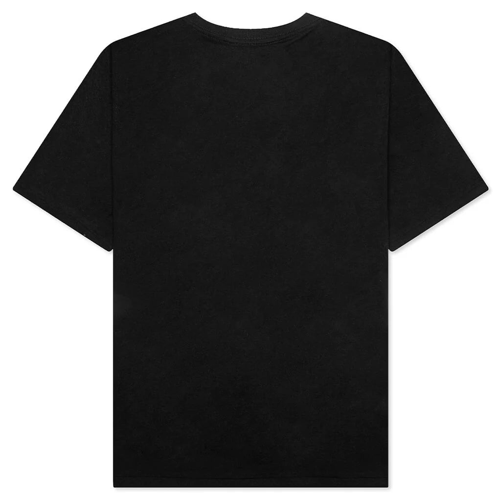Tie Dye College Tee Black Beige