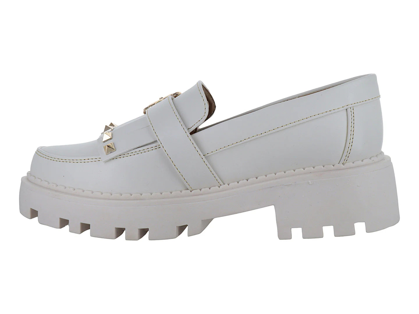 Zapatos Mocasines MeliAna Color Latte para Mujer