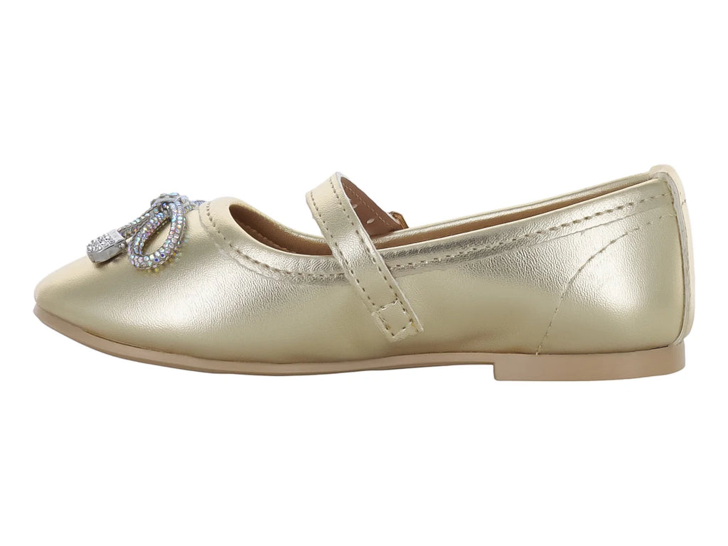 Zapatos Planos 4EVER Metálicos Oro para Niña
