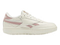 Tenis Reebok Club C Double Revenge Blanco y Rosa para Mujer