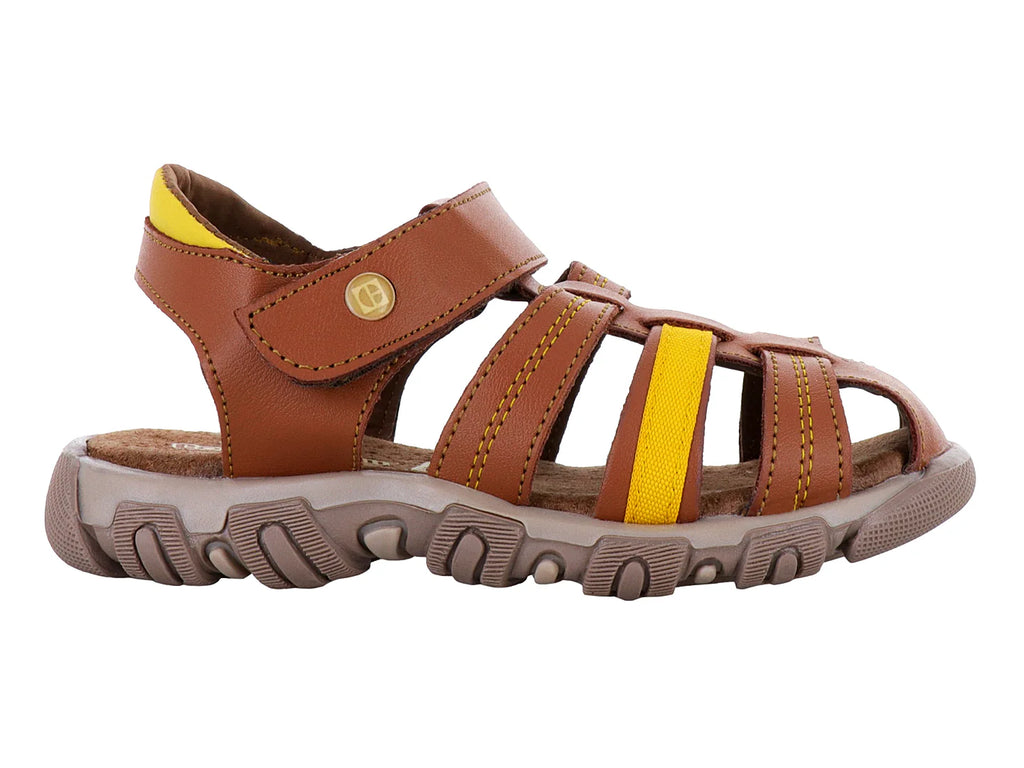 Sandalias Confratelli Color Camel para Niño