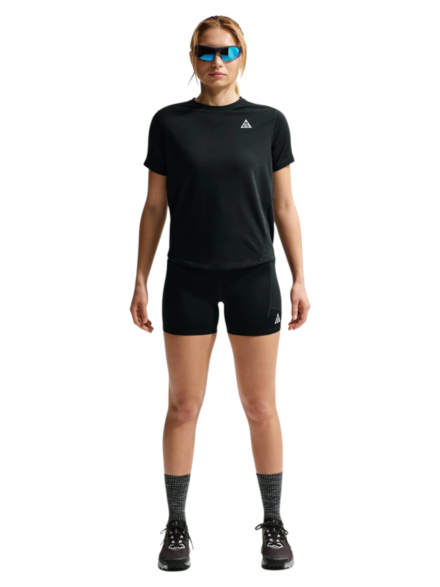 Nike Womens ACG Dri FIT High Waisted 4 Trail Running Shorts