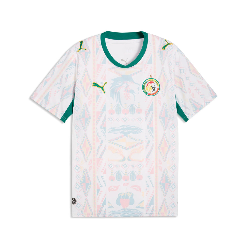 PUMA Senegal Home Mens Soccer Jersey 2026 White Green