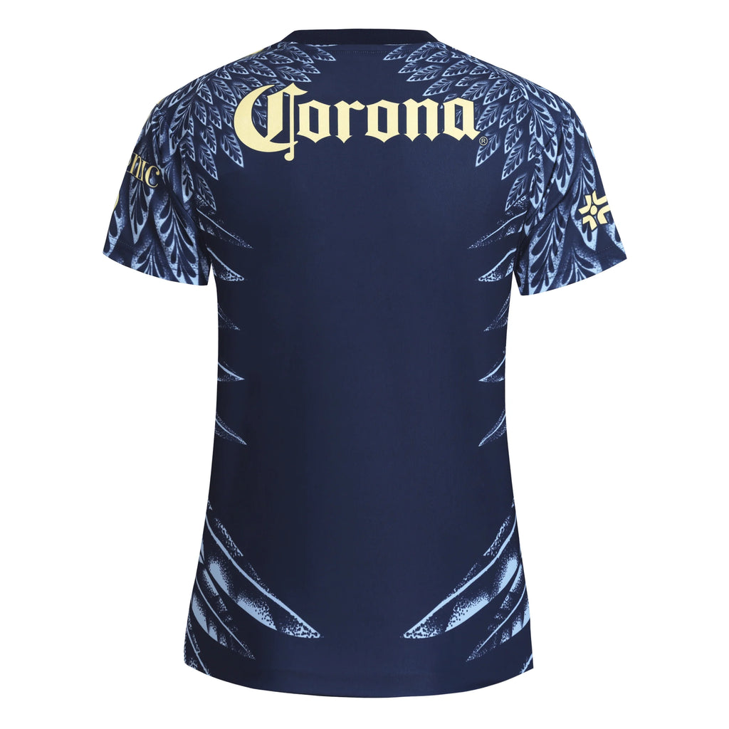 adidas Club América Womens Away Soccer Jersey 25 26 Blue