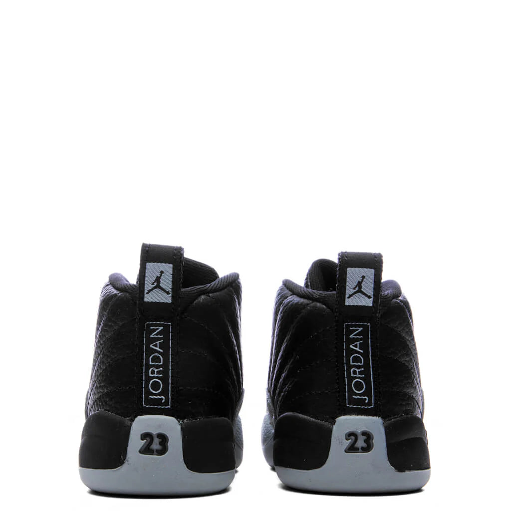 Air Jordan 12 Retro TD Barons Black Wolf Grey White