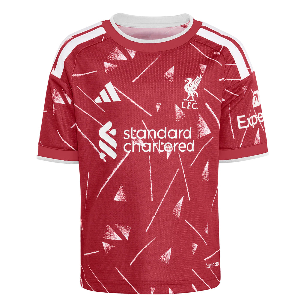 adidas Liverpool FC Home Soccer Mini Kids Set 26 27 Red
