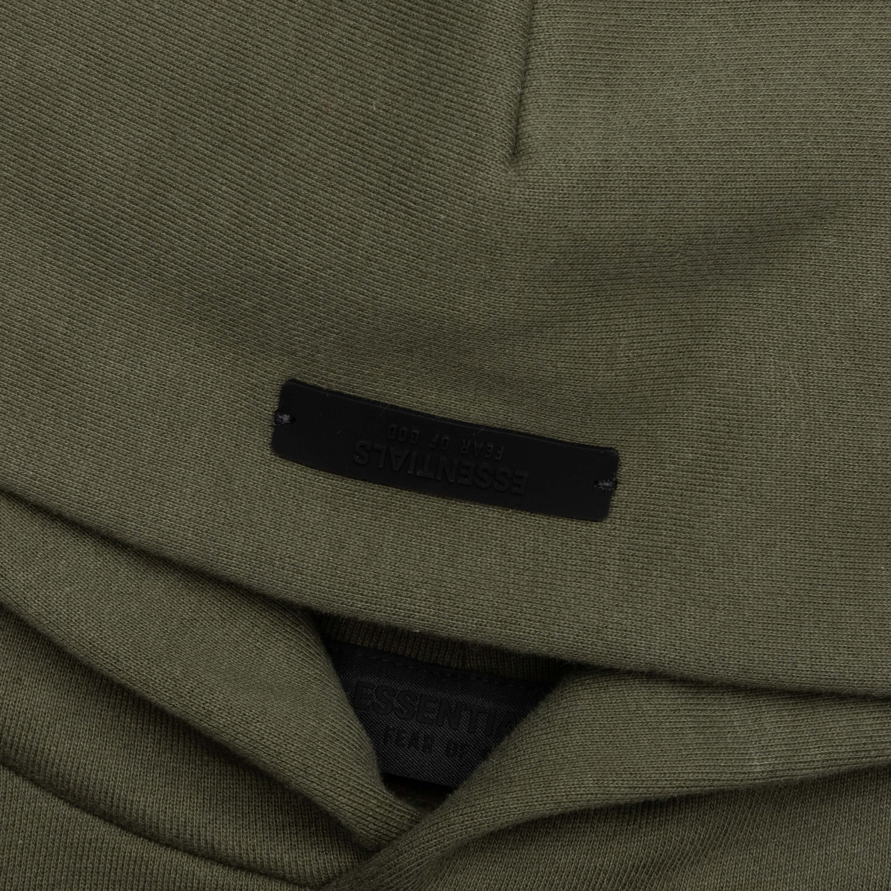 Kids Fleece Hoodie Military