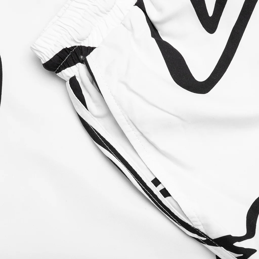 Yoga Walks Swim Shorts White