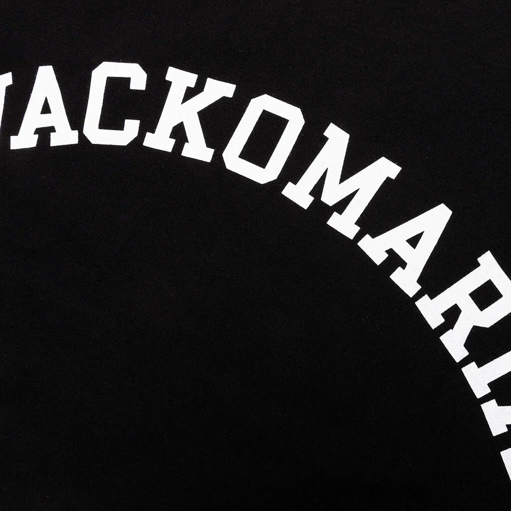 Washed Heavyweight Crewneck T Shirt Type 5 Black
