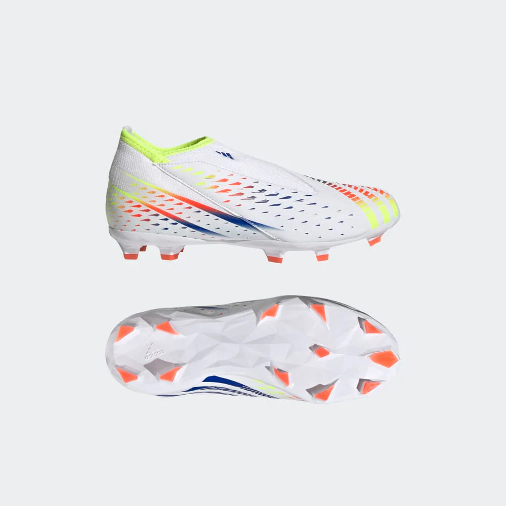 adidas Kids Predator Edge3 Laceless FG J Firm Ground Soccer Cleats