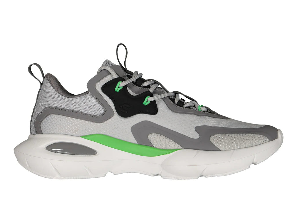 Tenis Charly Gris con Verde Lima para Hombre