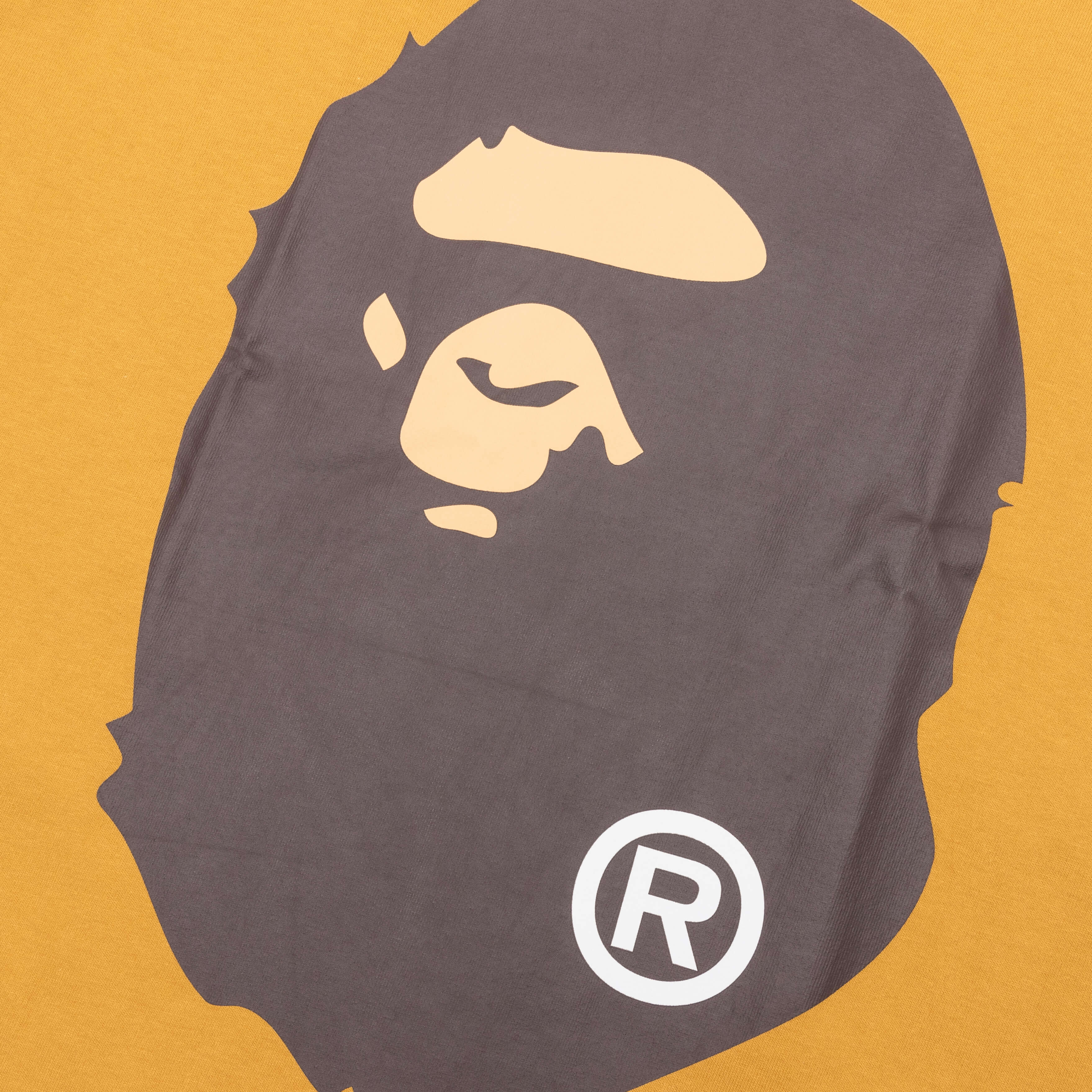 Big Ape Head Tee Yellow