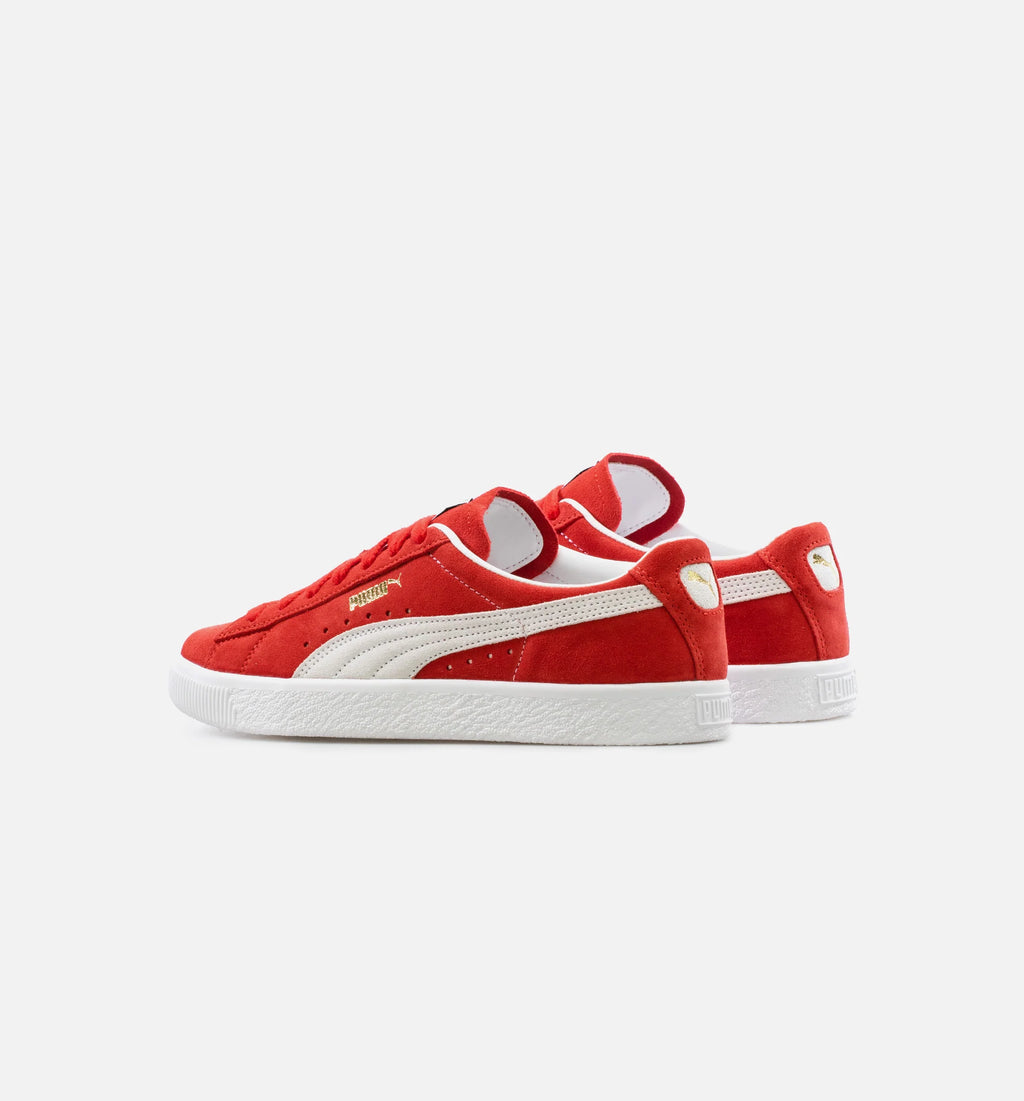 Suede VTG Mens Lifestyle Shoe Red White