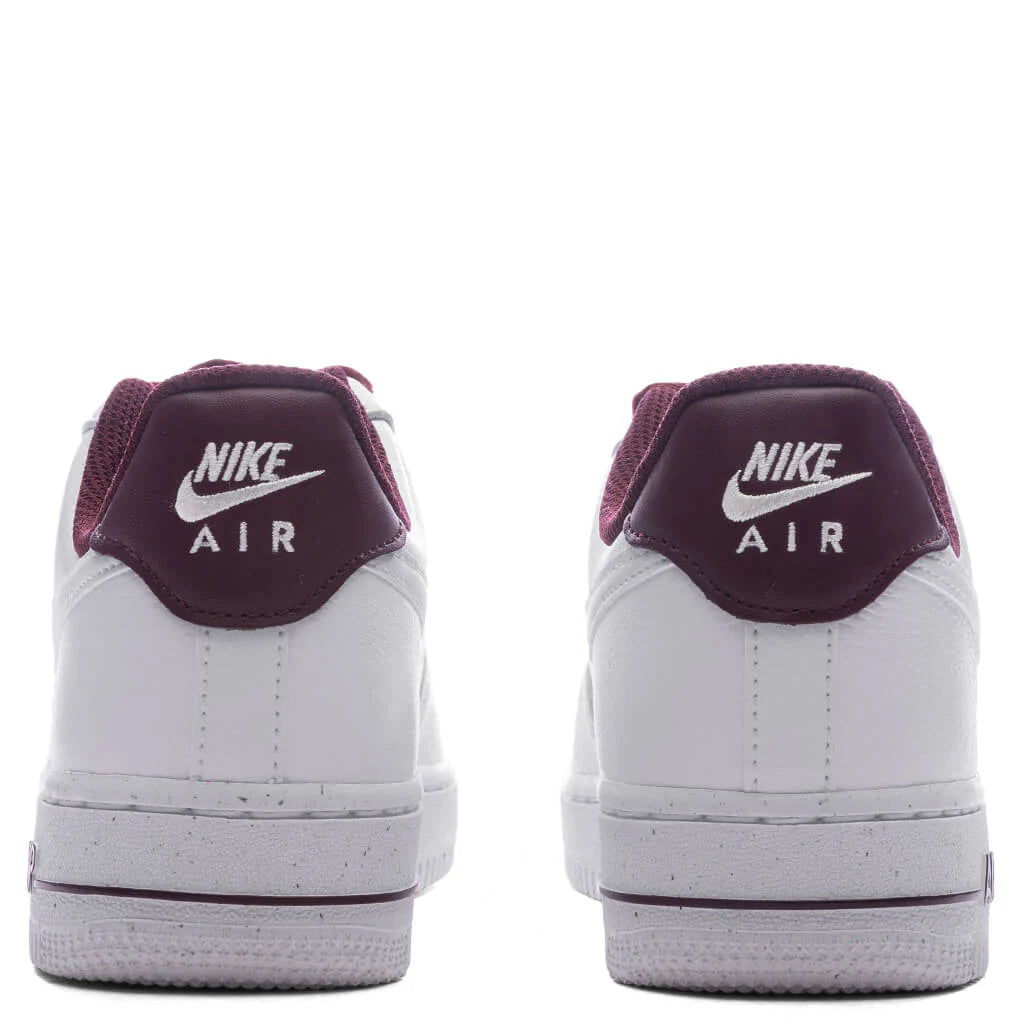 Womens Air Force 1 07 Vintage Burgundy Crush White Pale Ivory