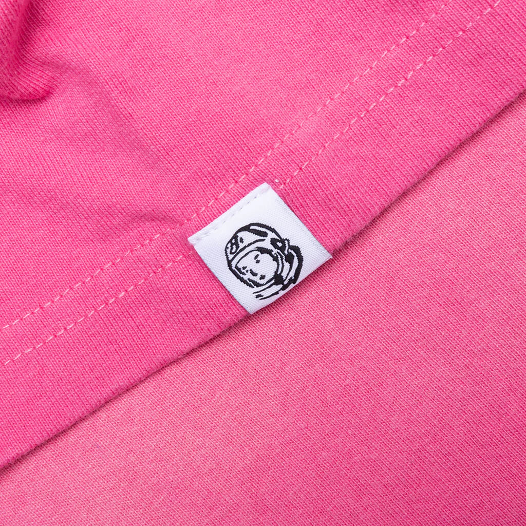 BB Faded Helmet S S Crop Fit Knit Carmine Rose