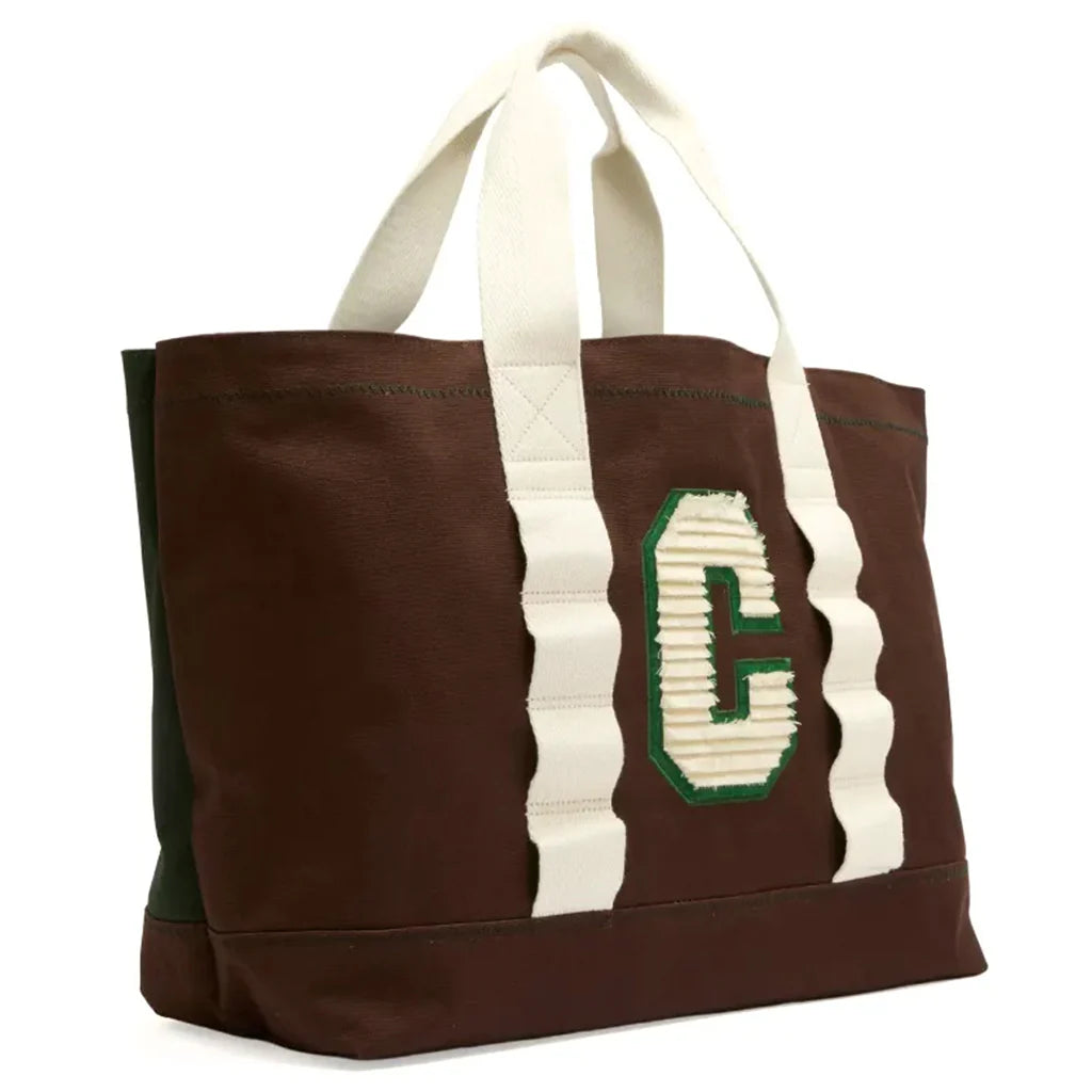 Adidas x CLOT Tote Bag by Edison Chen Green Night Dark Brown