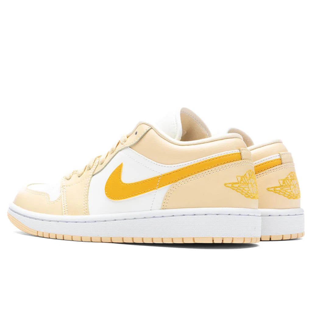 Womens Air Jordan 1 Low Sail Yellow Ochre Pale Vanilla