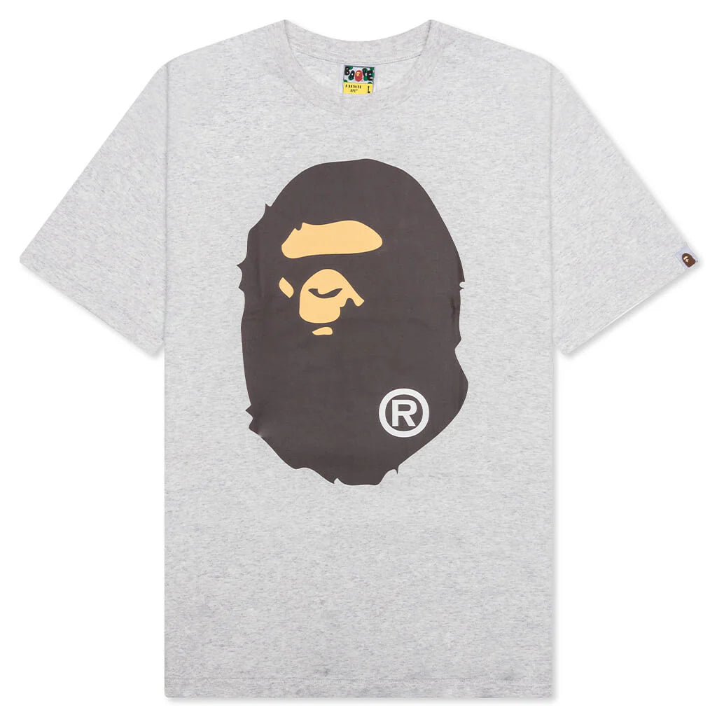 Big Ape Head Tee Gray