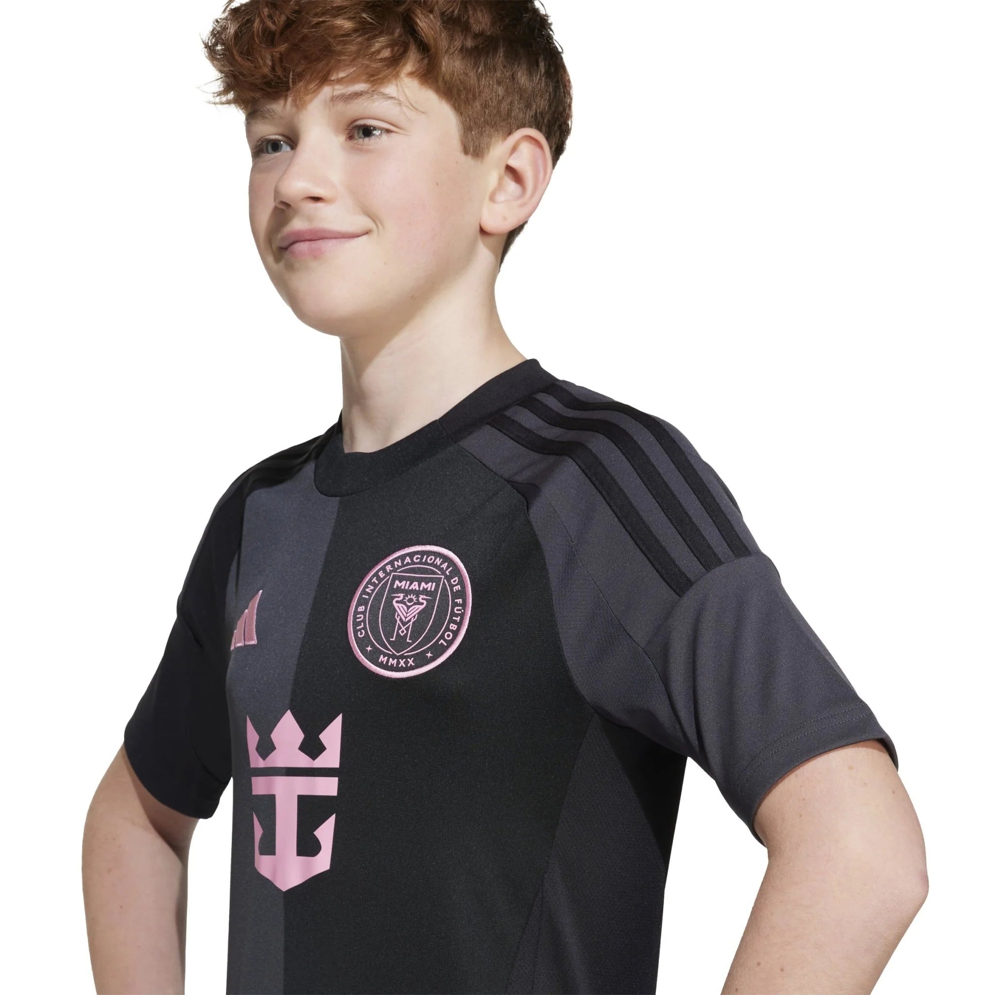 adidas Youth Inter Miami CF Away Jersey 25 26 Black