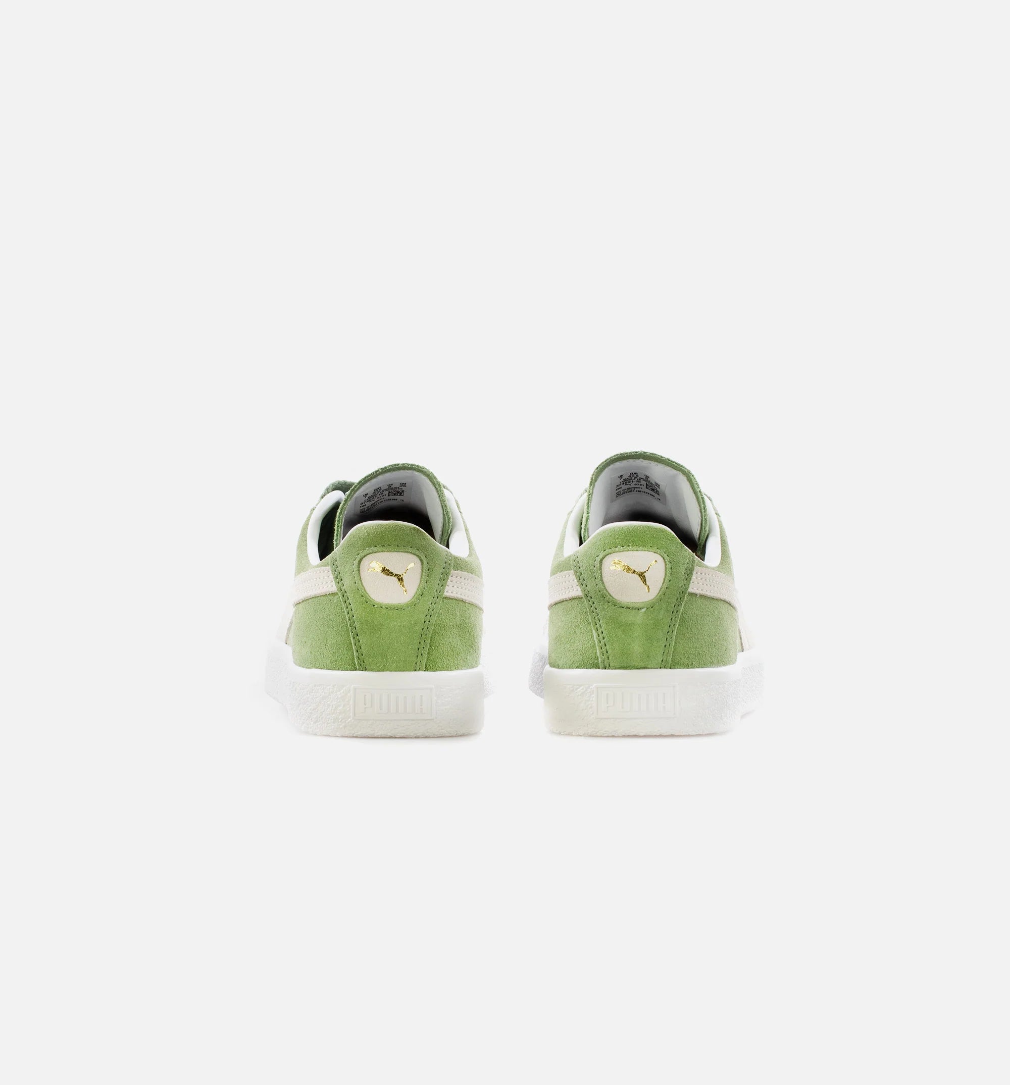 Suede Vintage Mens Lifestyle Shoe Green White