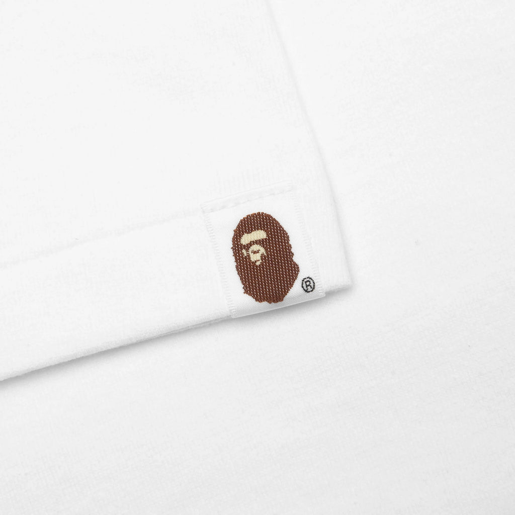 Color Camo Milo on Big Ape Tee White Red