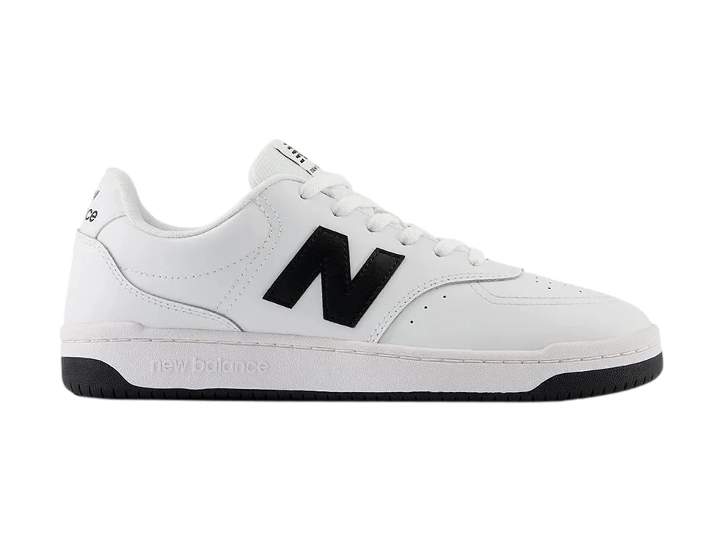Tenis New Balance BB 80 Blanco y Negro para Mujer