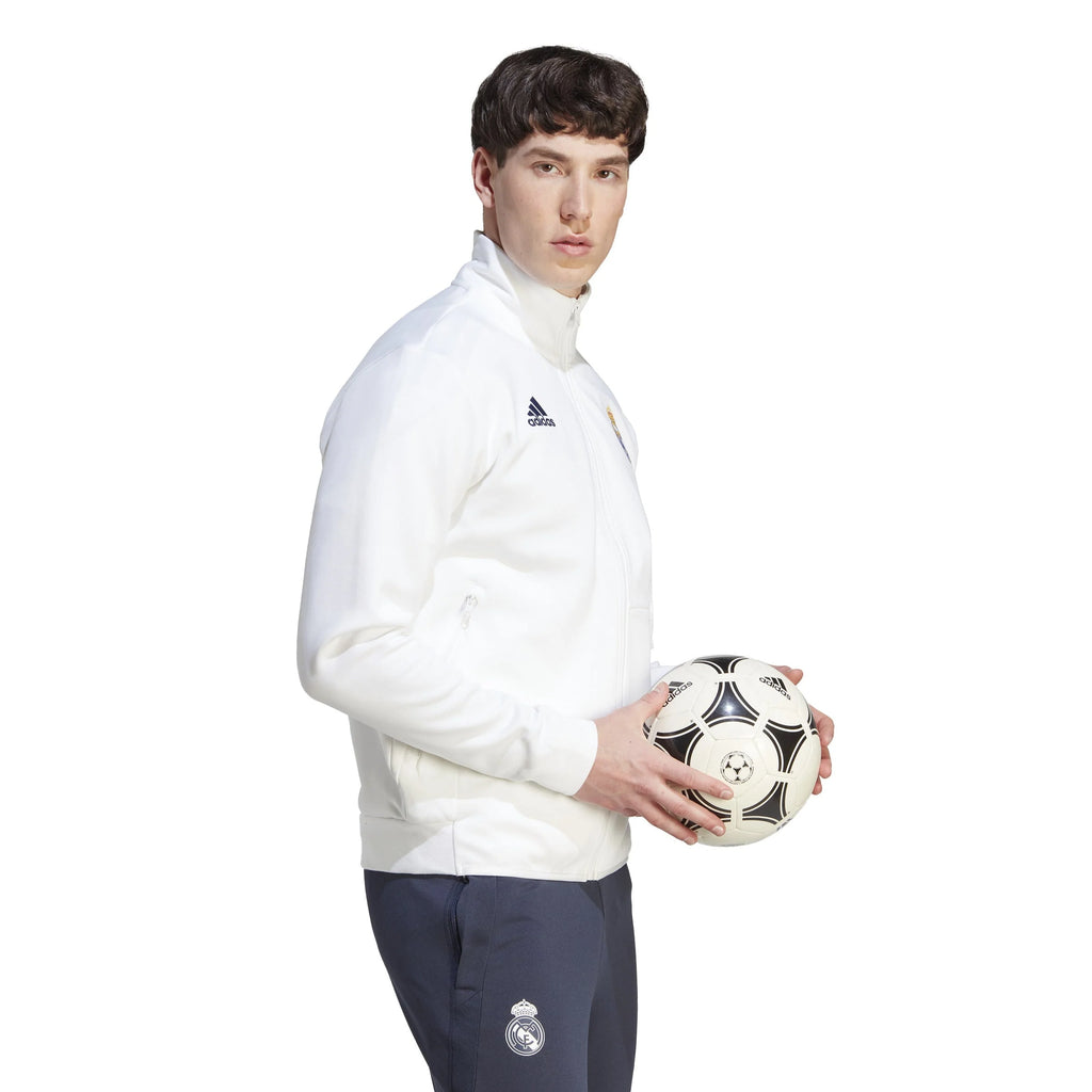 adidas Real Madrid Anthem Jacket White