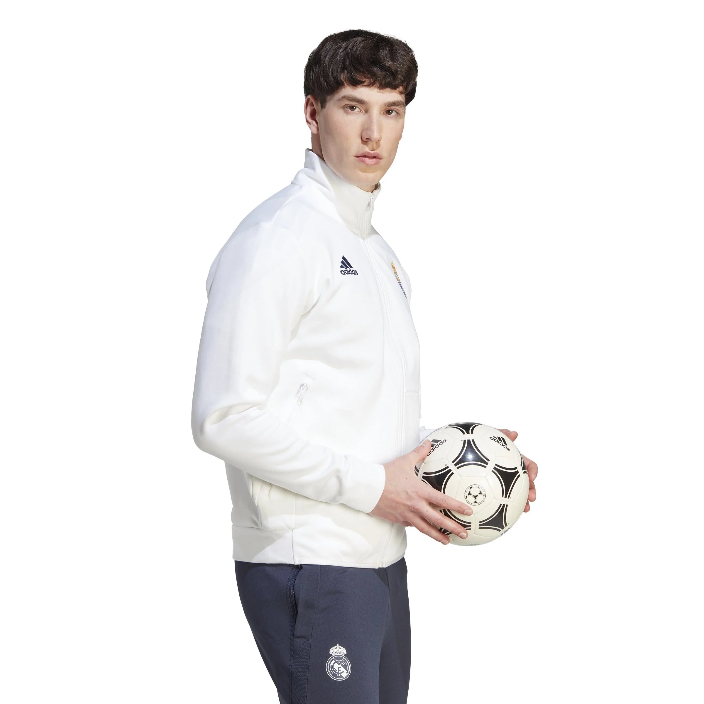 adidas Real Madrid Anthem Jacket White